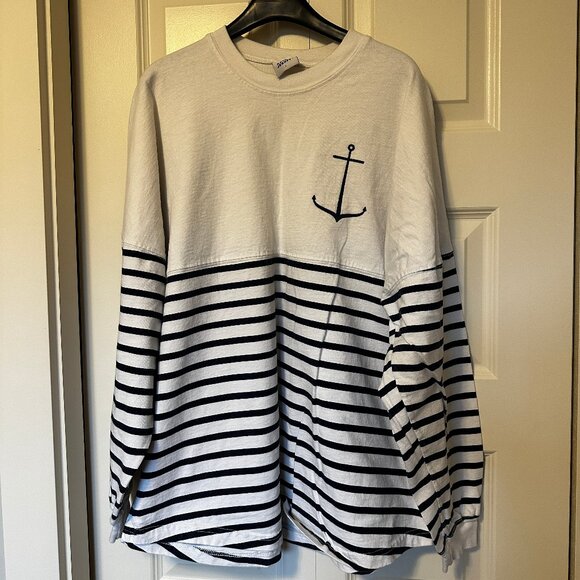 Spirit Jersey St. Lucia Sandals Shirt in Nautical Look in Size L - Picture 1 of 3